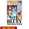 Bluey friends the eras tour cartoon png