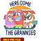 Bluey here come the grannies png