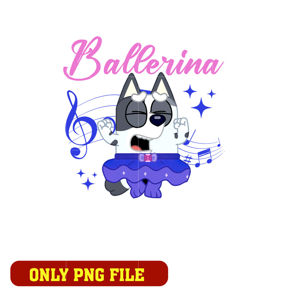 bluey i need ballerina music png