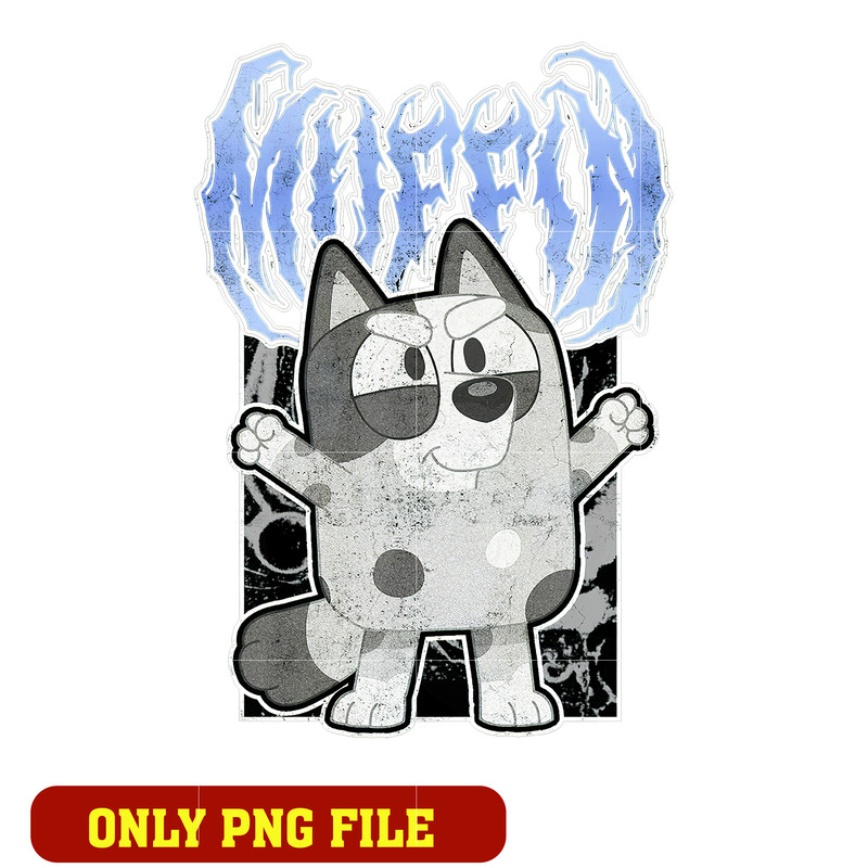 Bluey Muffin png, bluey png