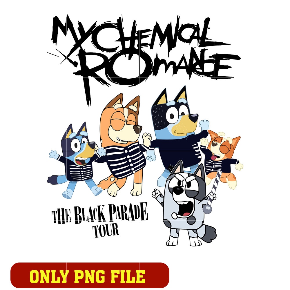 Bluey My Chemical Romance png