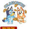Bluey parent biscuits cartoon png, cartoon png