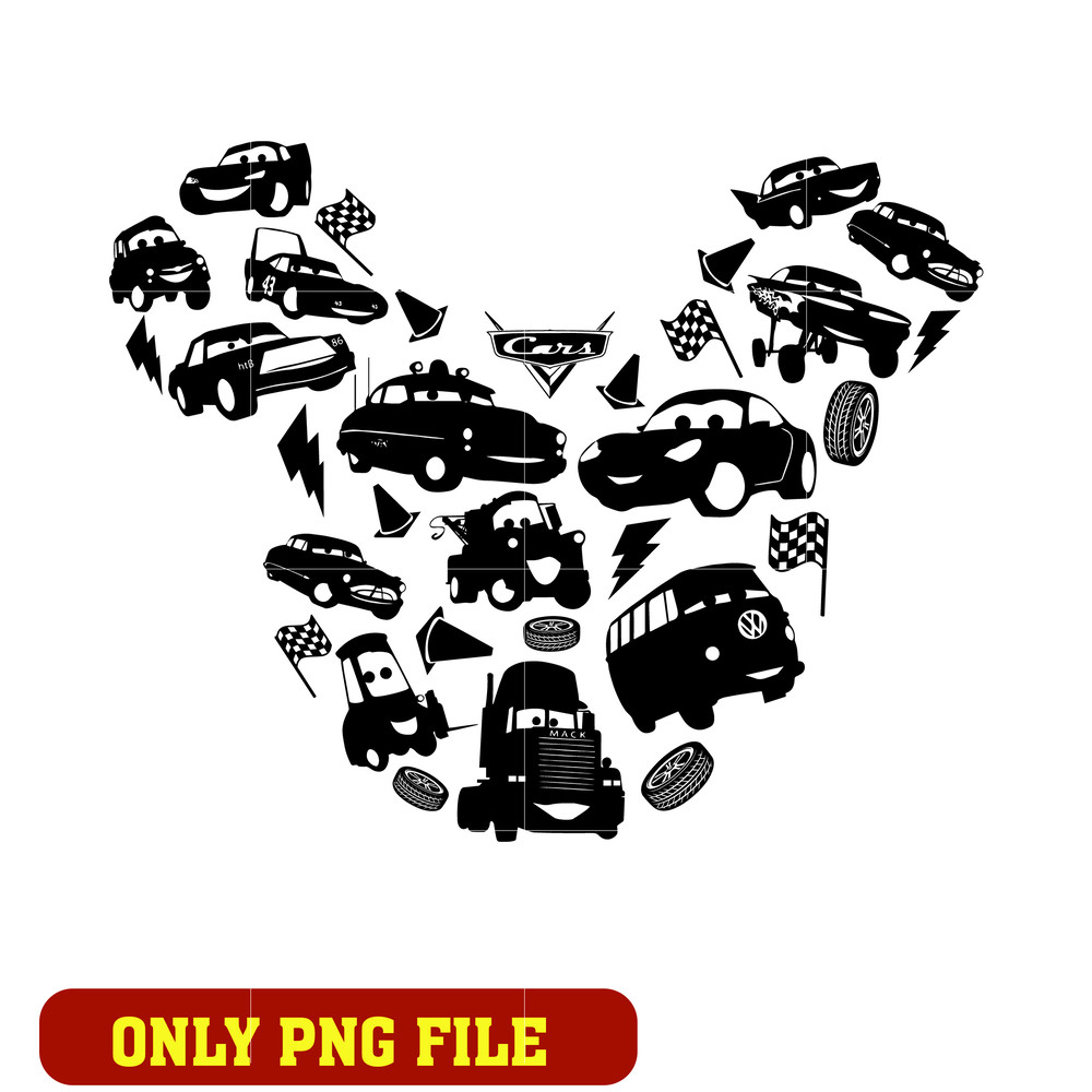 Cars Png, Mouse Car Png, Lightning Car Png