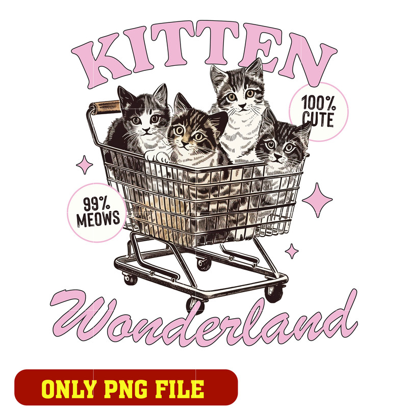 Cat kitten wonderland png, cat png