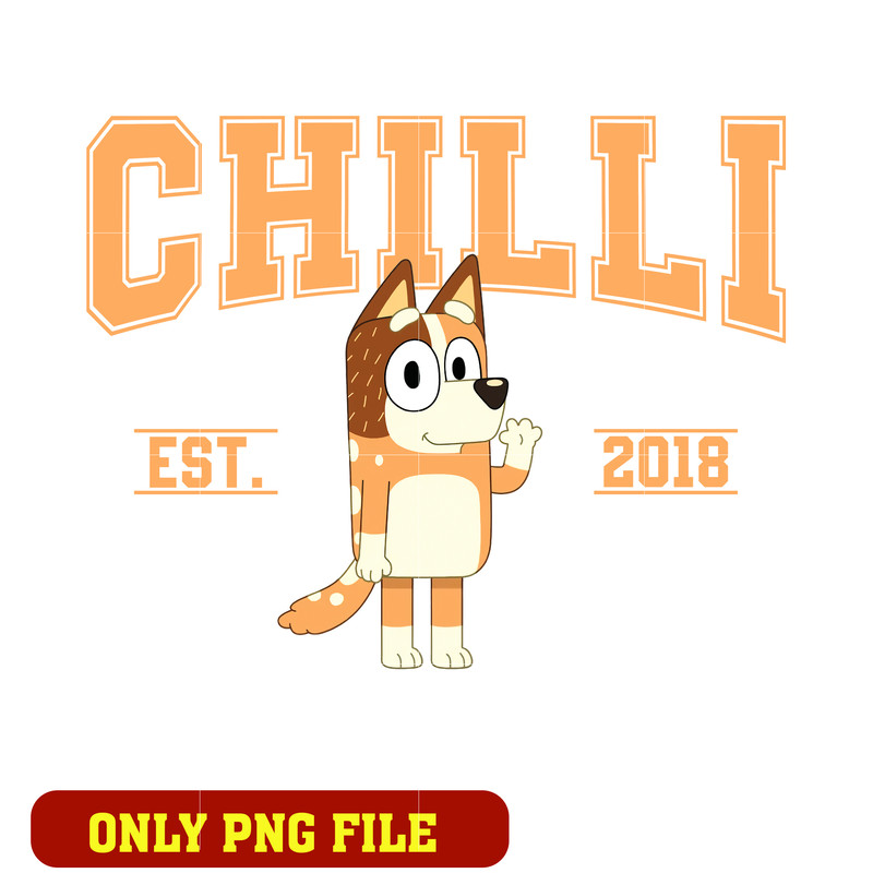 Chilli est 2018 cartoon cute png