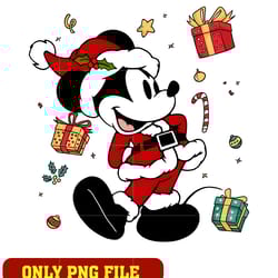 christmas mickey mouse png