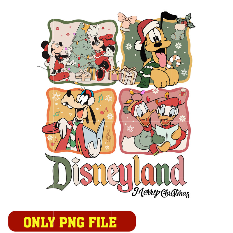 Christmas Mickey Png