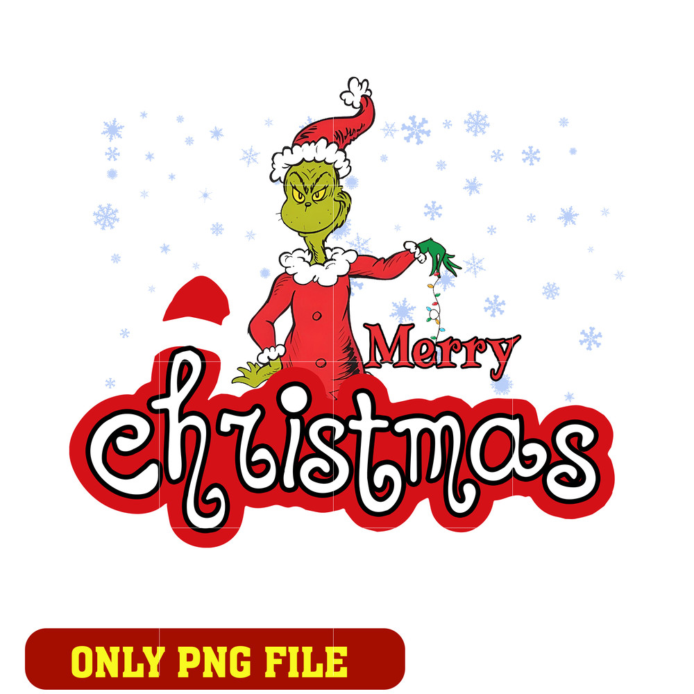 Classic The Grinch merry christmas png