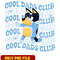 Cool Dads Club Png, Bandit Dad bluey Png
