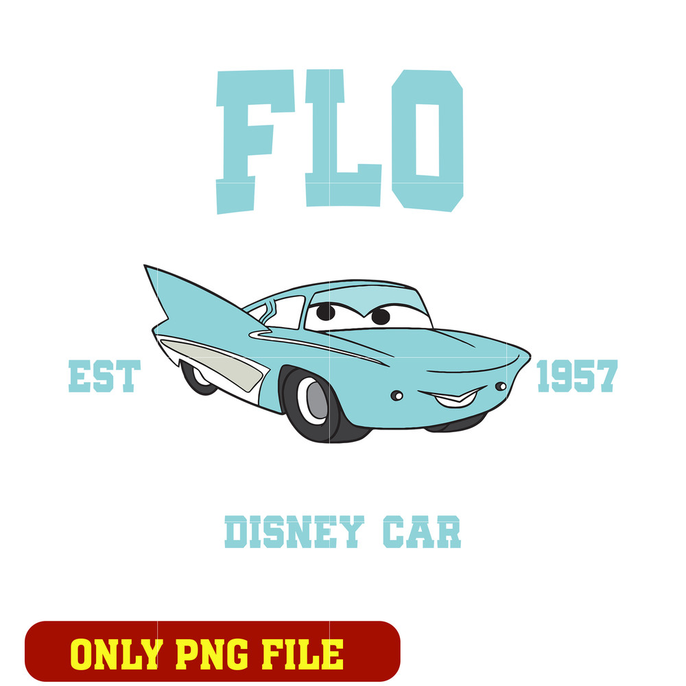 Disney car flo est 1957 png