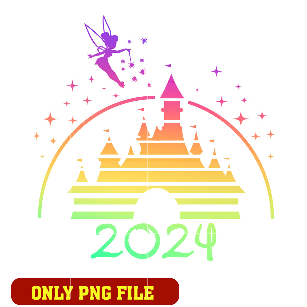 Disney castle trip 2024 png