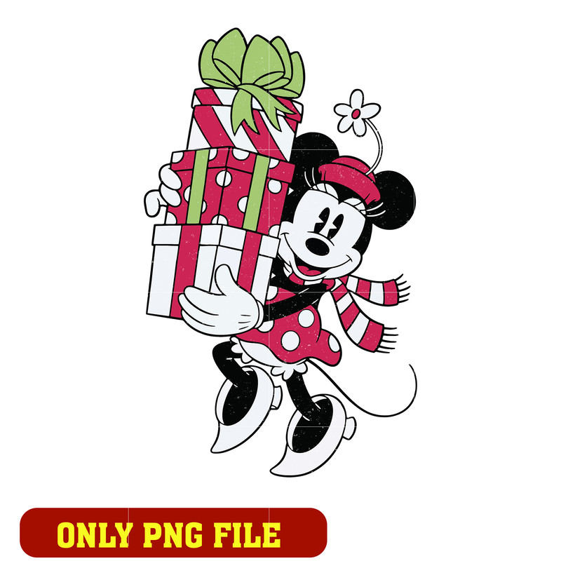Disney Christmas Cute Minnie png