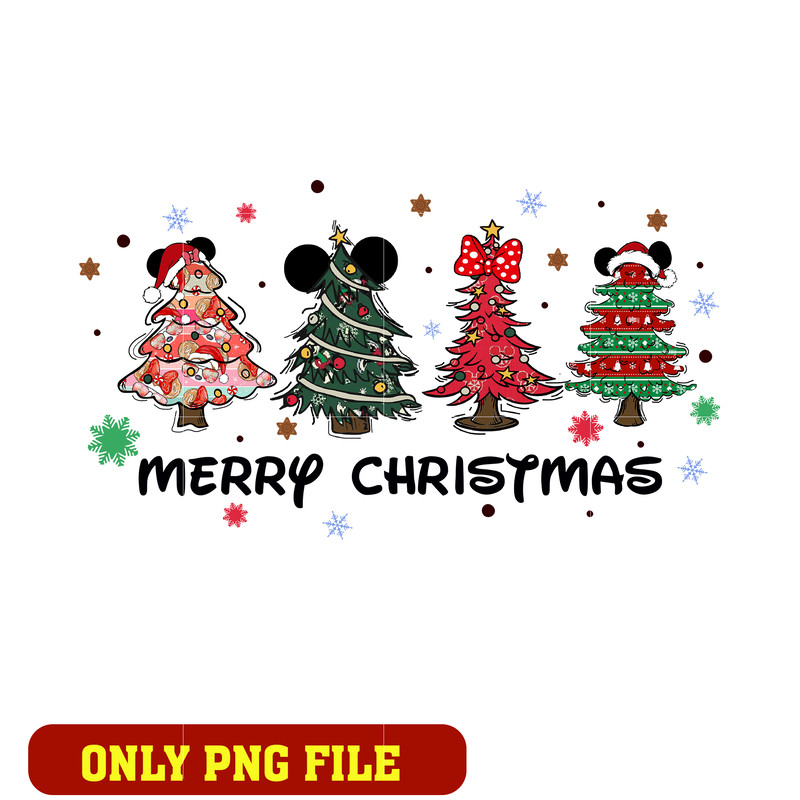 Disney Christmas Tree Vintage png
