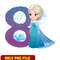 Disney Frozen Elsa Happy 8th Birthday png