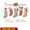 Disney Mickey Friends Christmas Socks png