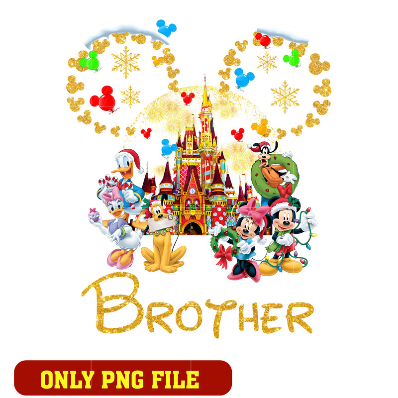 Disney mickey head brother png