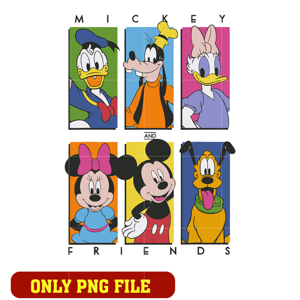 Disney mickey mouse and friends png