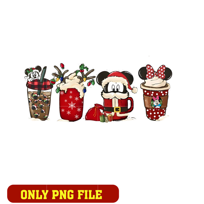 Disney Mouse Coffee Drink png