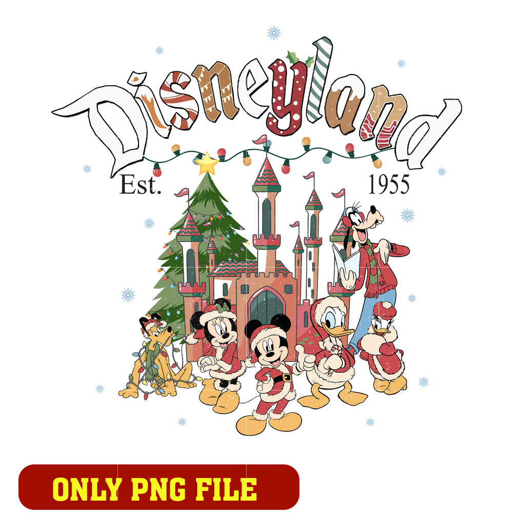 Disneyland Est 1955 png, mickey mouse png