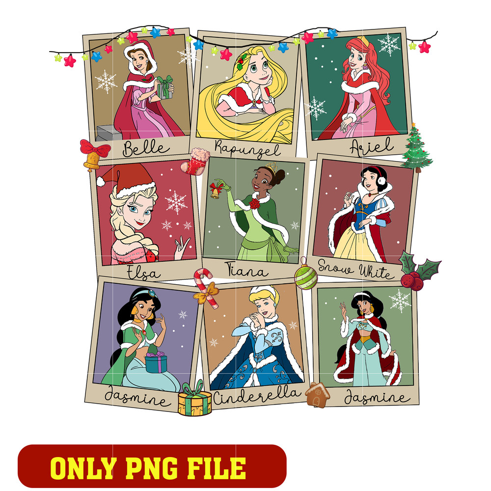 Disneyland Princess Christmas Png