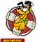 dog pluto with a lifebuoy png