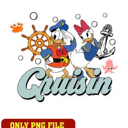 donald and daisy duck disney cruisin png, disney png