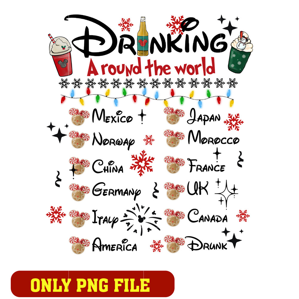 Drinking Around The World png