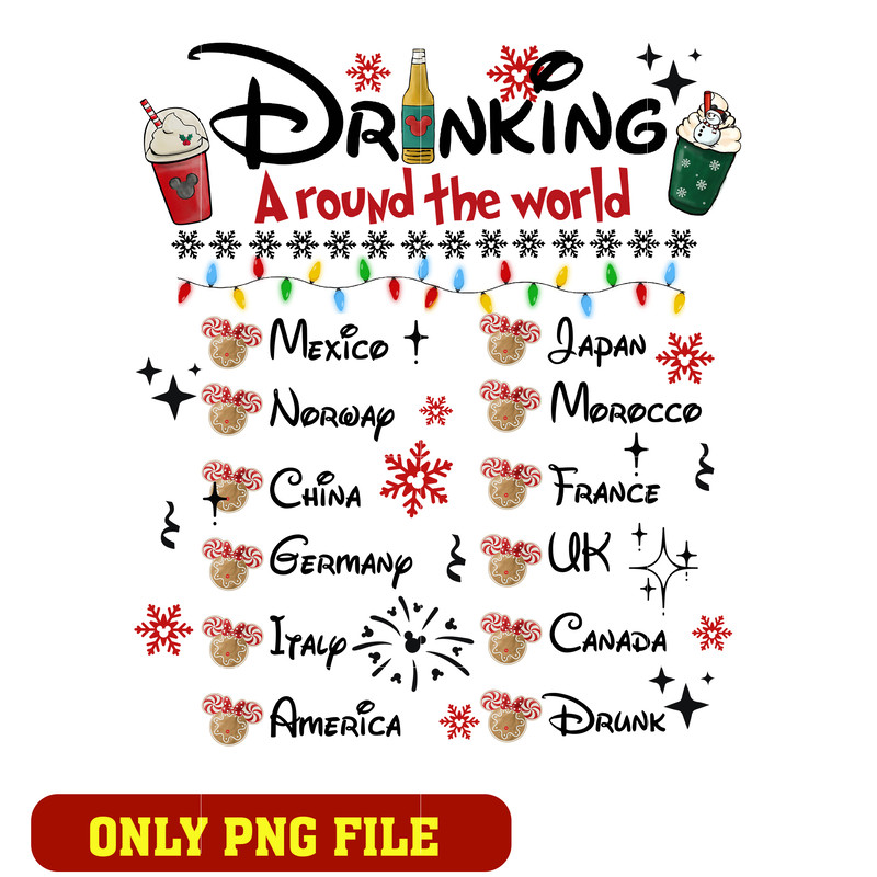 Drinking Around The World png
