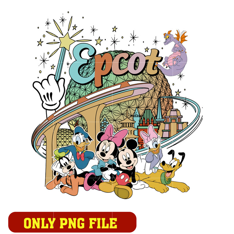 Epcot mickey and friends png