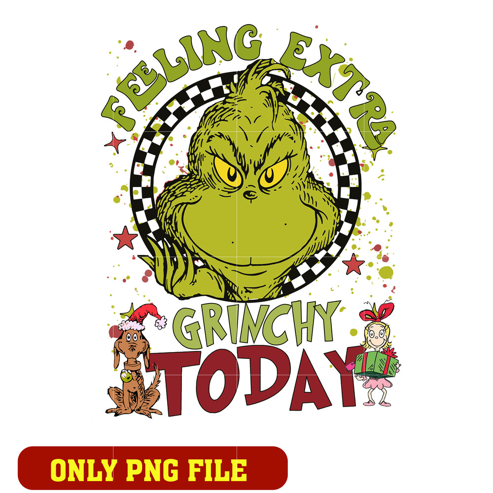 Felling Extra Grinchy Today png