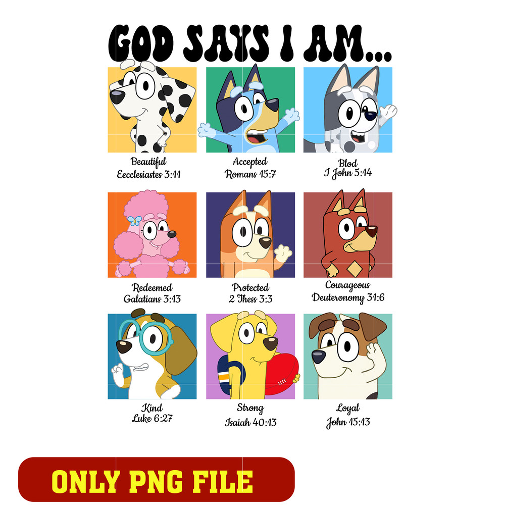 Friends god says i am png