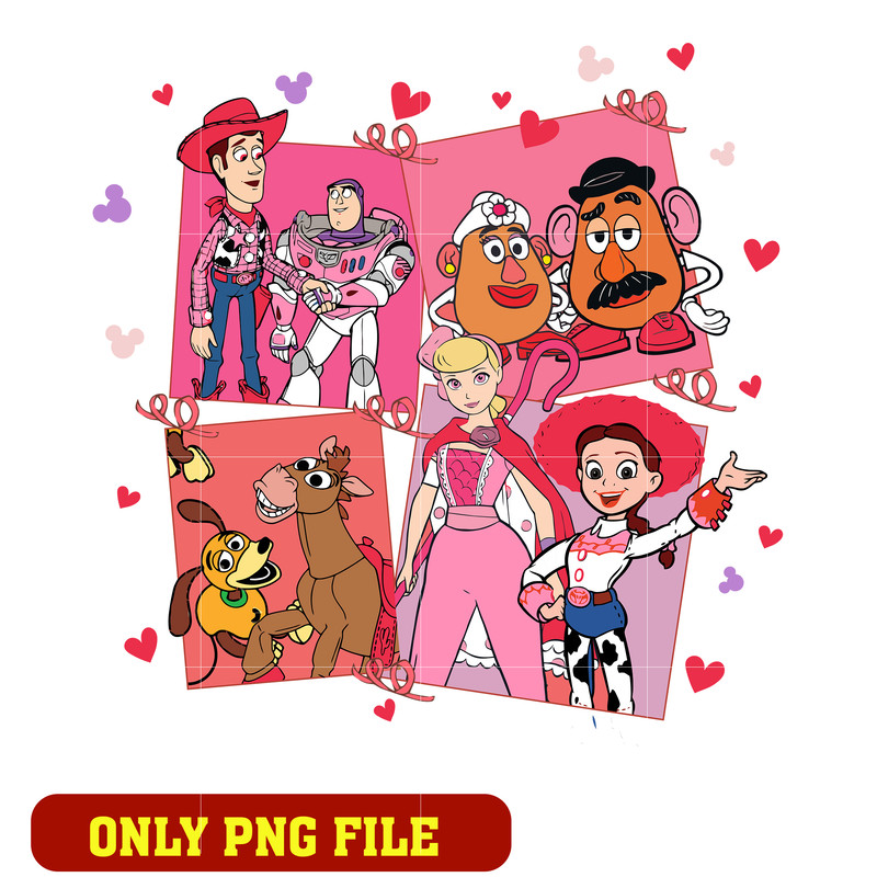 Funny Woody Toy Story Happy Valentines Day png