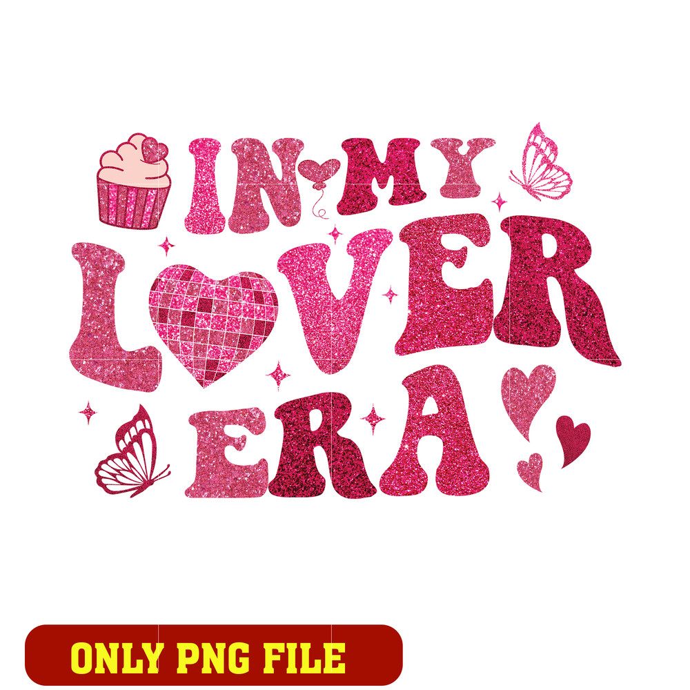 Glitter In My Lover Era logo png