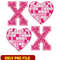 Glitter Xoxo Valentine png, Happy Valentine Png