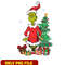 Grinch Santa Claus Hat tree png