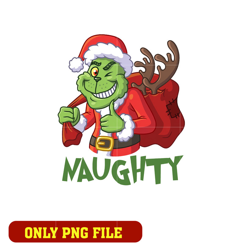 Grinch Santa Like Christmas png