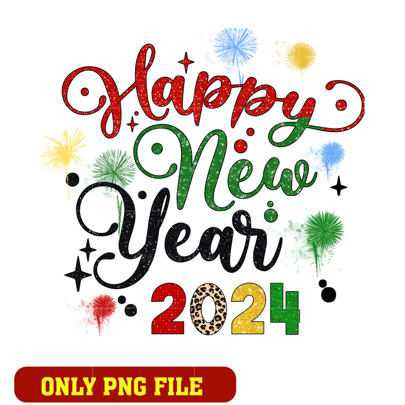 Happy new year 2024 png