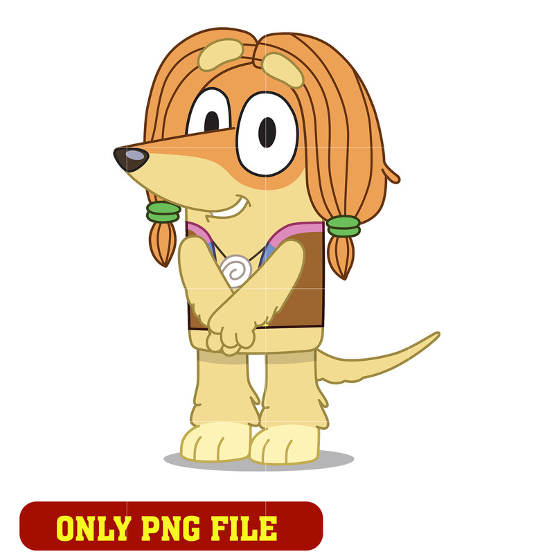 Indy png, Bluey vector png