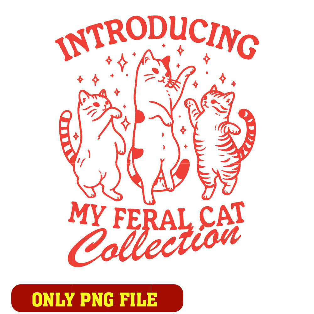 Introducing my Introducing my feral cat collection logo png feral cat collection png
