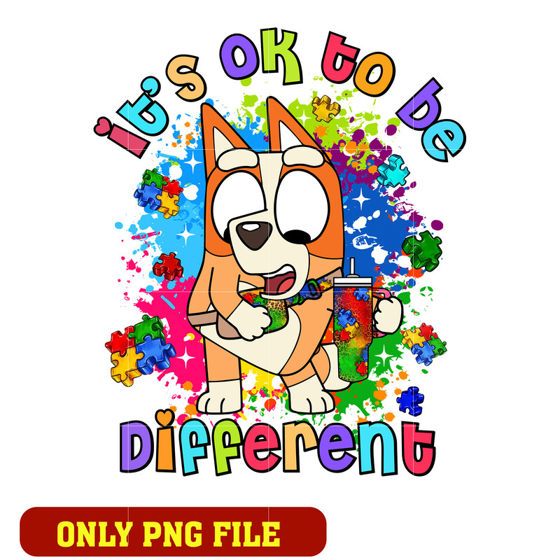 It's Okay To Be Different bingo png