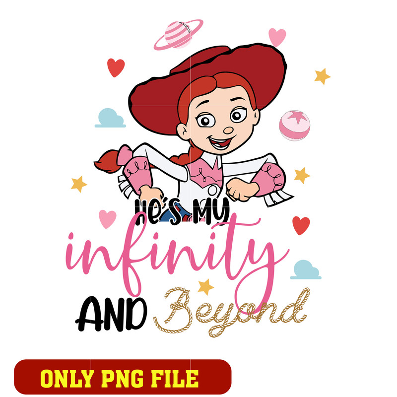 Jessie he's my infinily and beyond png