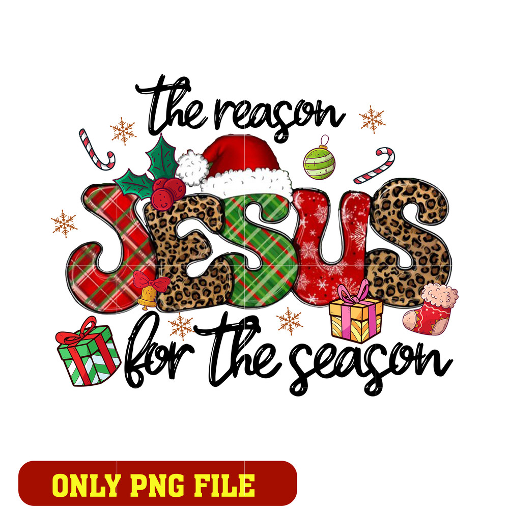 Jesus the Reason for the Season Graphic png