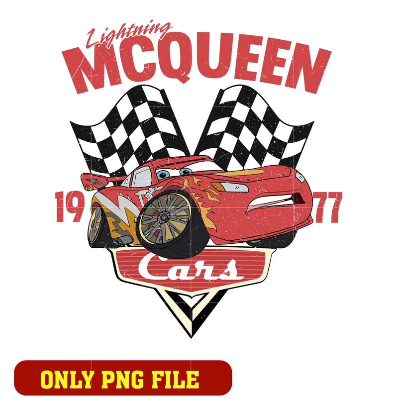 Lightning Mcqueen 1977 cars png