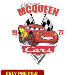 lightning mcqueen 1977 cartoon car png
