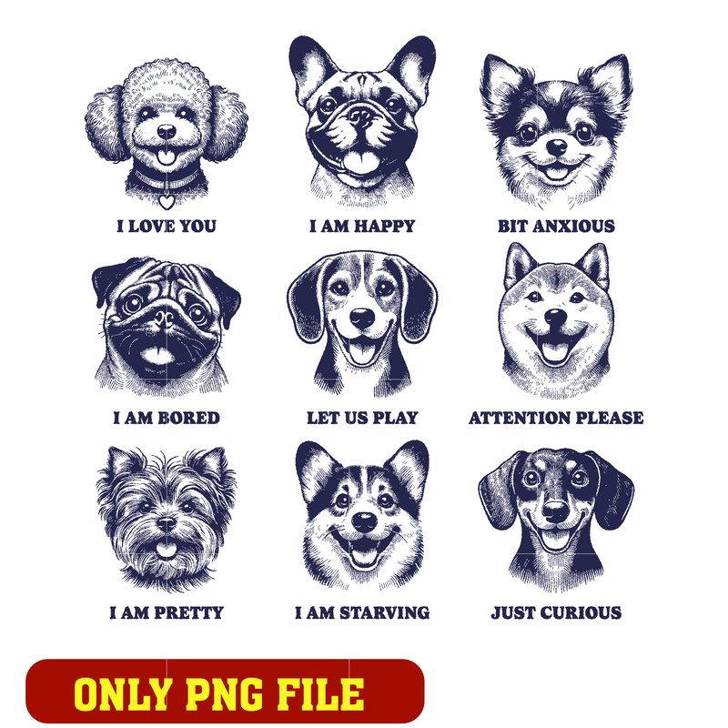 Logo dog and friends png