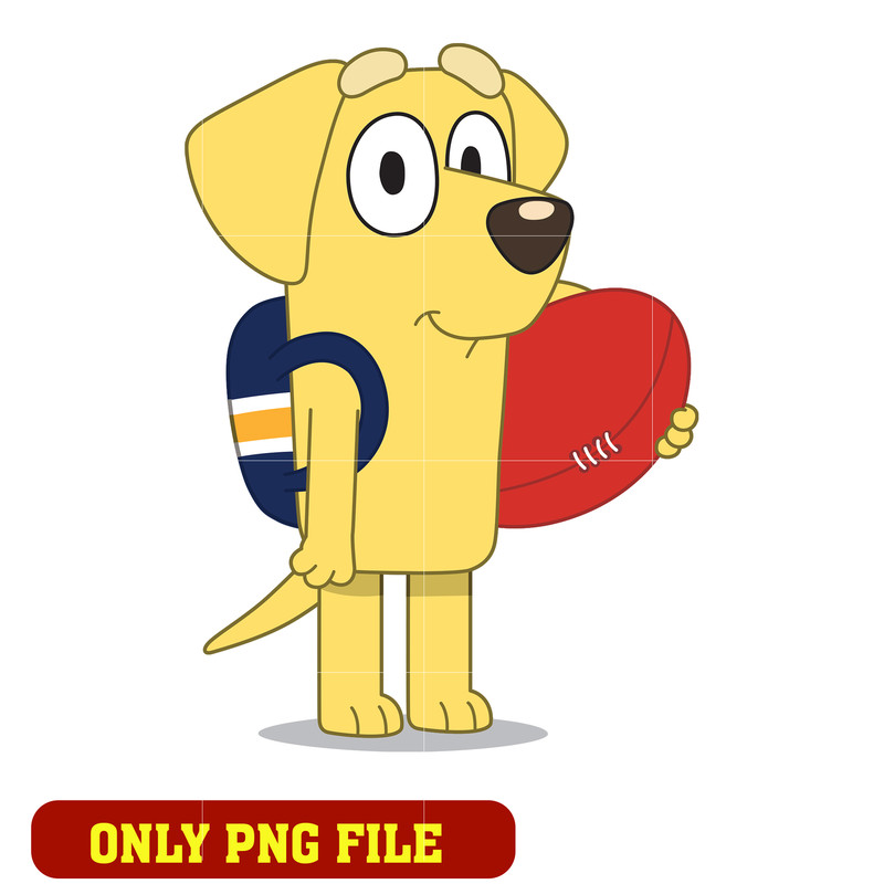 Luck png, Bluey vector png