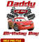 Mcqueen disney car daddy of the birthday boy png