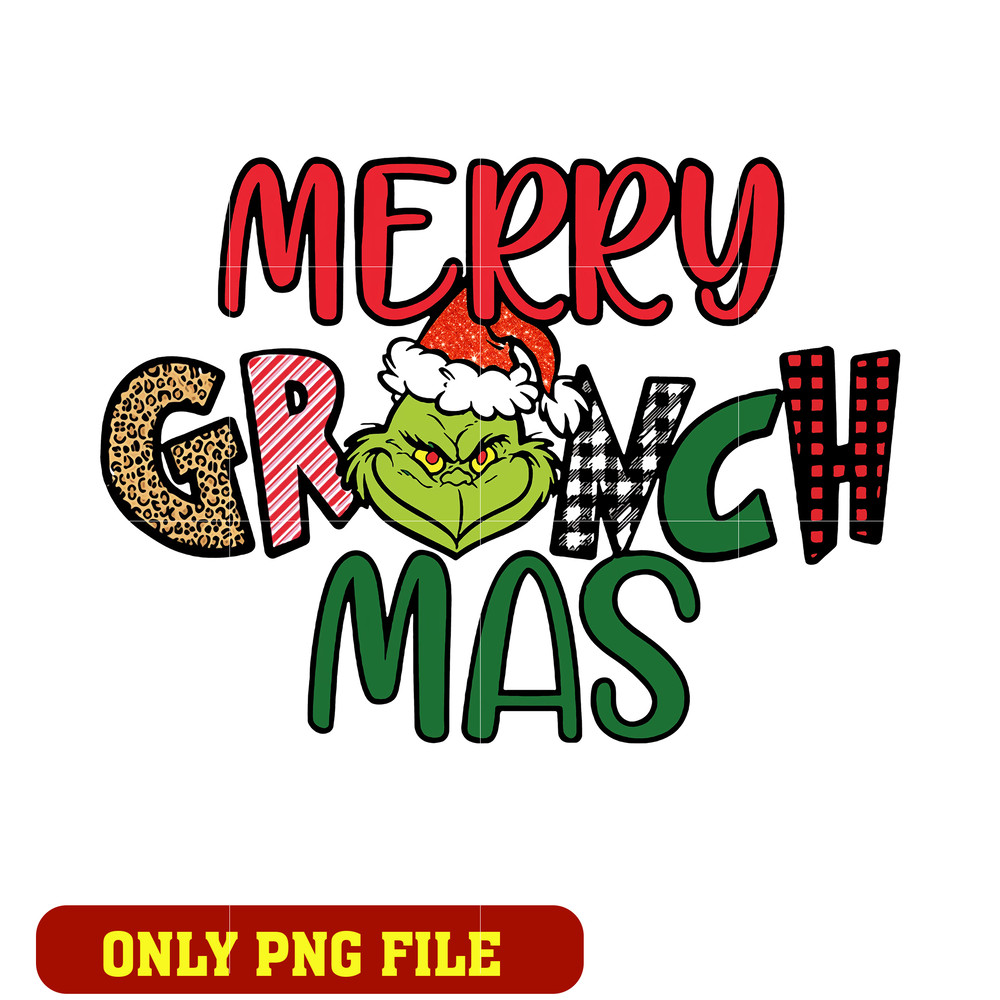 Merry Grinchmas Grinch png