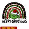 Merry Grinchmas Rainbow png