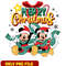 Merry Xmas Minnie Mickey png